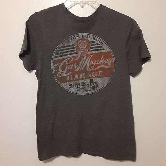 Gas Monkey Garage Custom Hot Rods Dallas Texas T-Shirt Size Small Short Sleeve - Picture 1 of 6